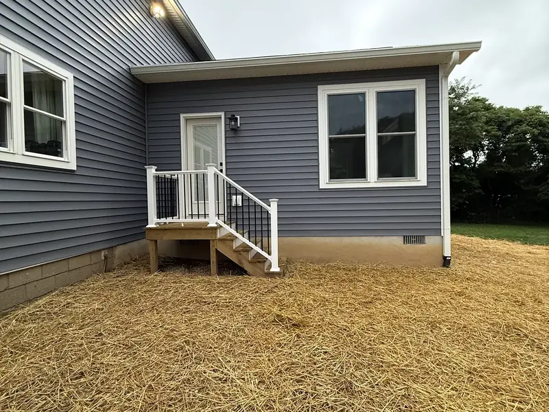 Completed room addition