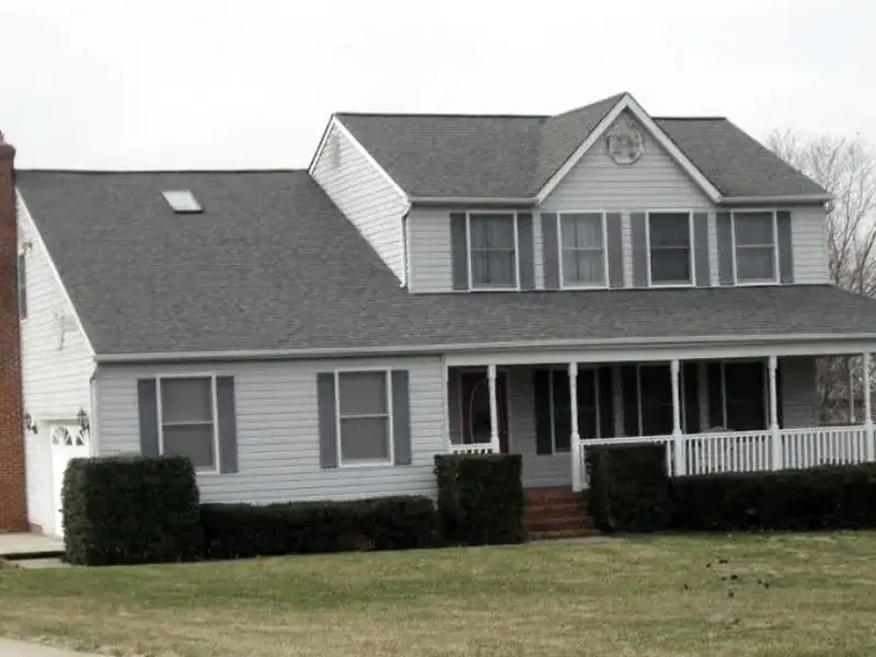 Traditional two-story home exterior